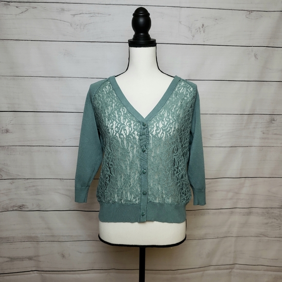 89th & Madison Lace Cardigan 89th & Madison Lace Cardigan